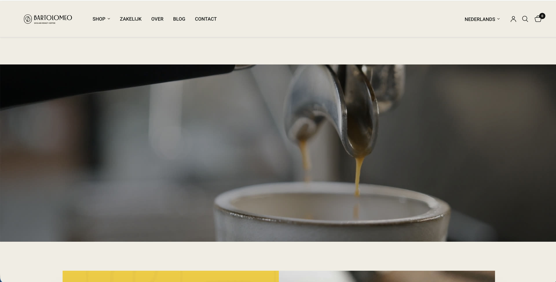 Bartolomeo webshop — screenshot 5