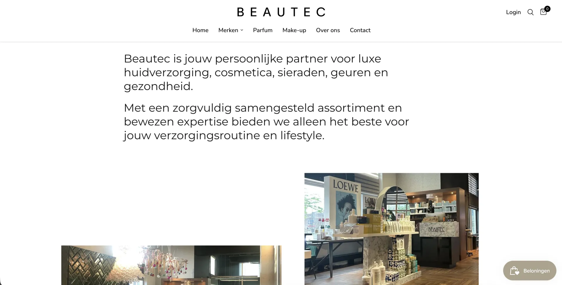 Beautec webshop screenshot 7