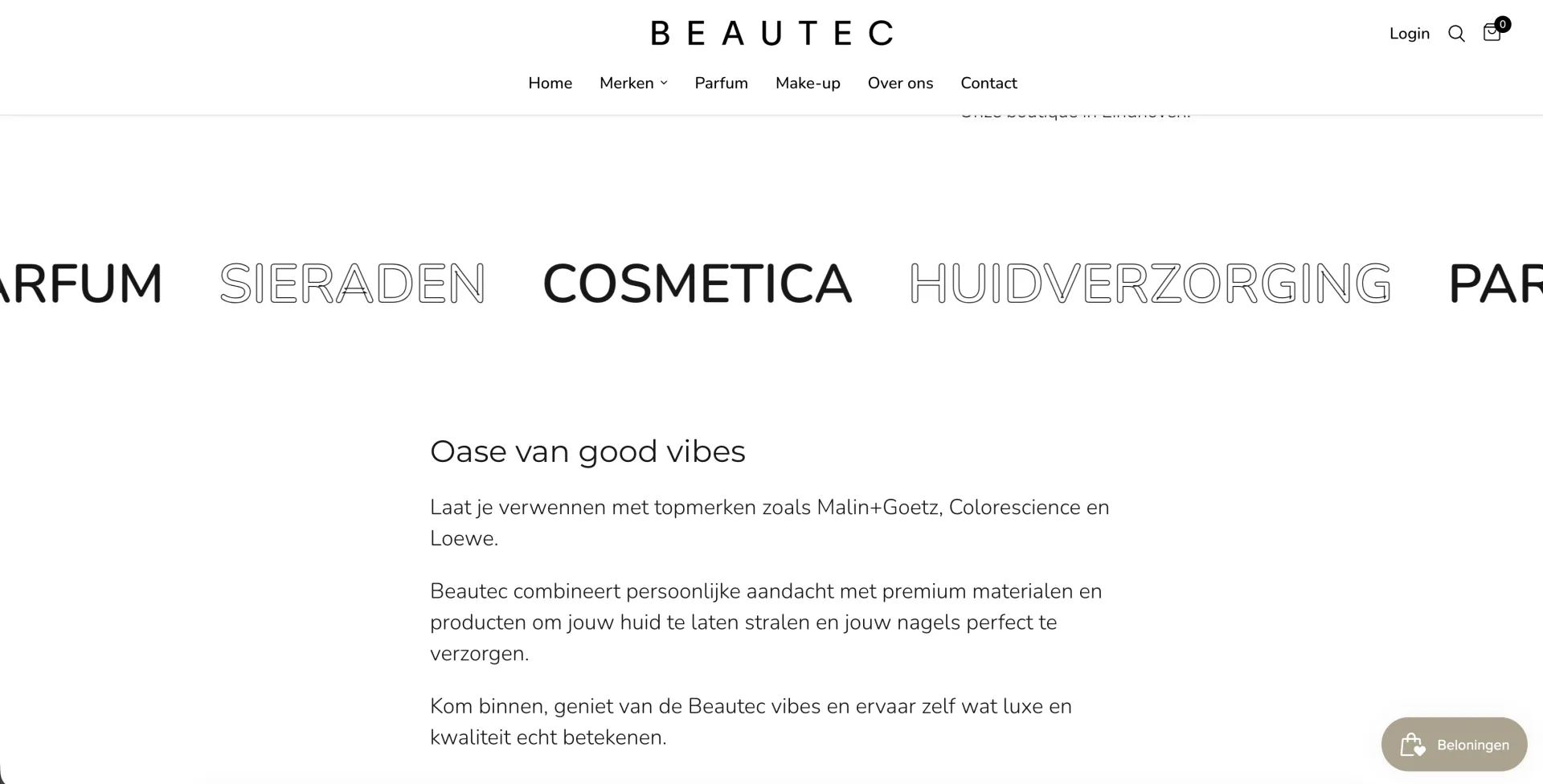 Beautec webshop screenshot 8
