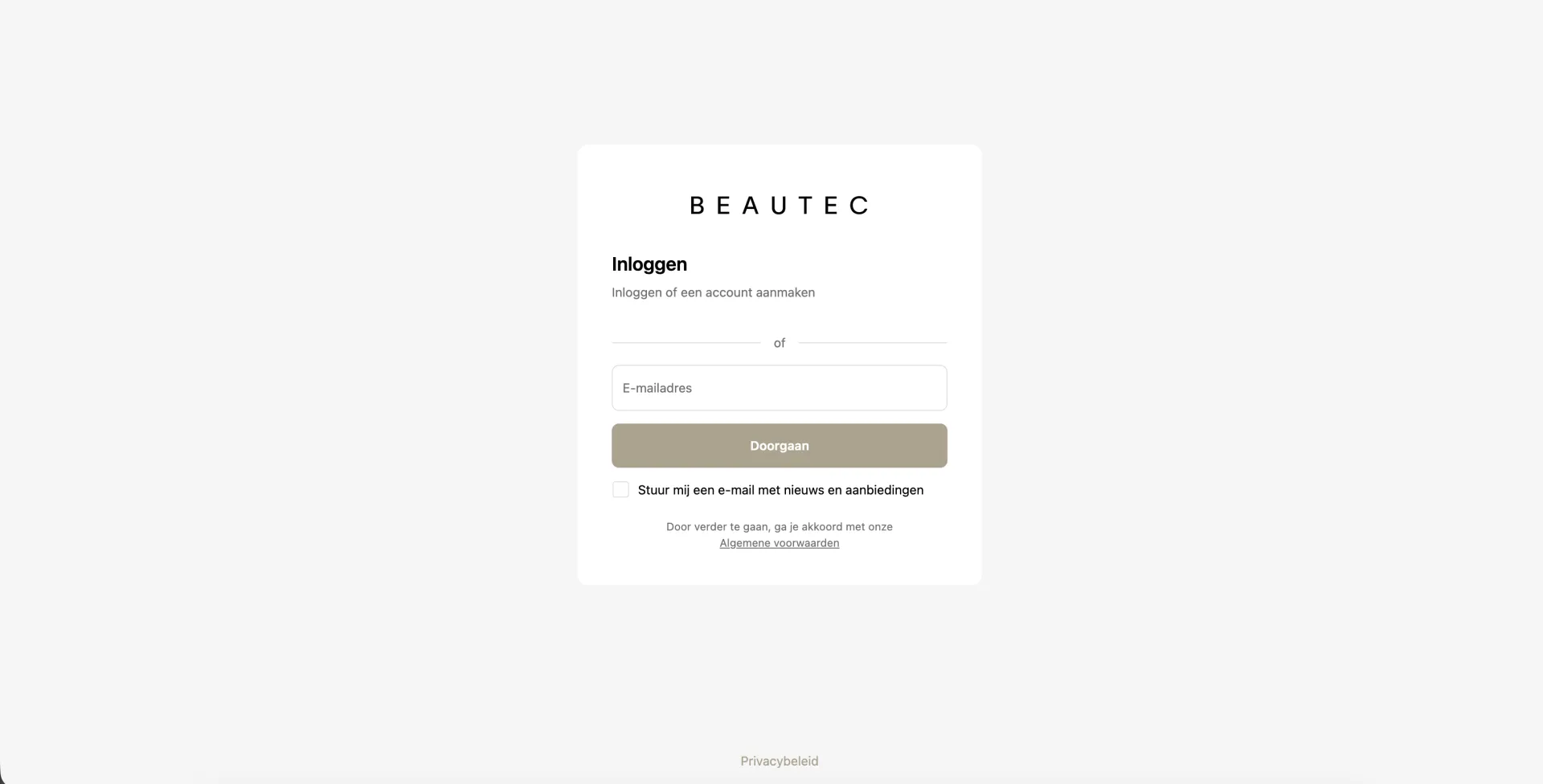 Beautec webshop screenshot 12