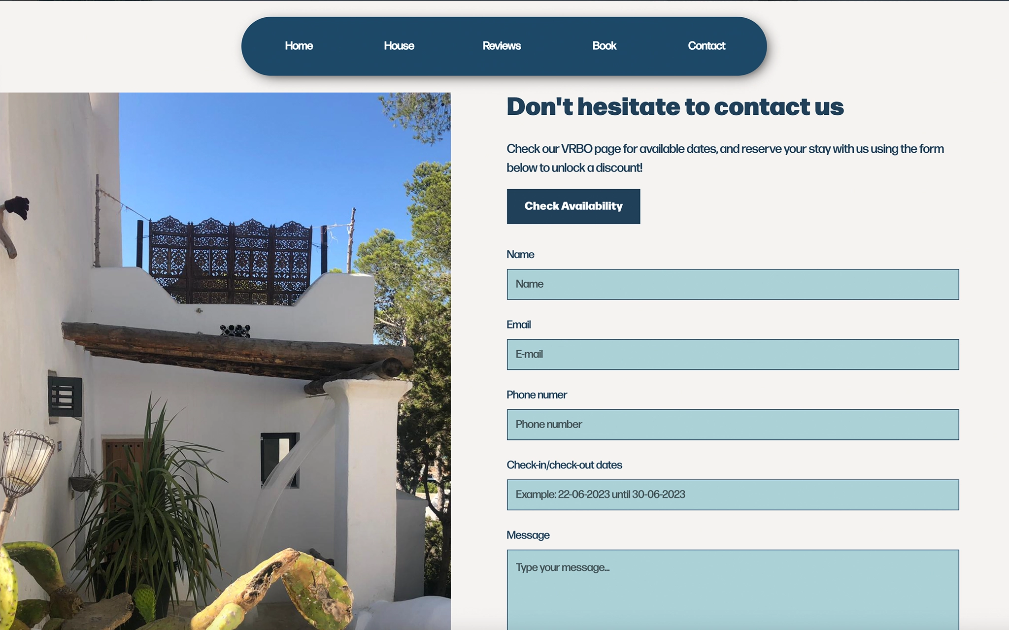 Can Natura Ibiza detail