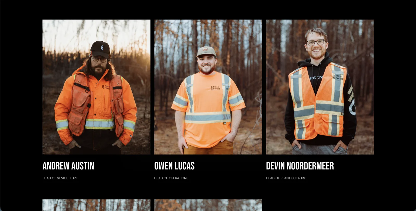Flash Forest team page