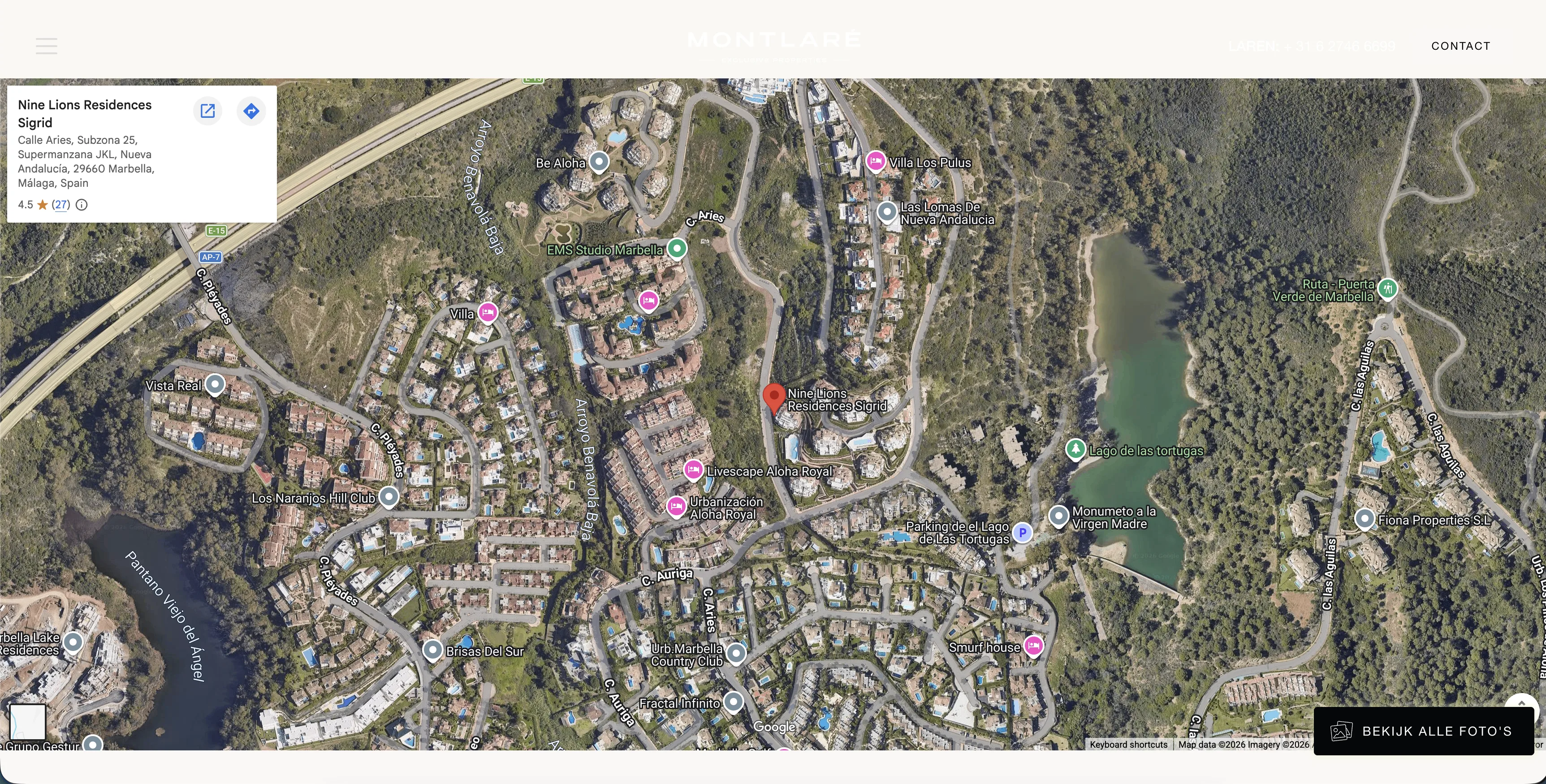 Montlaré listing beschrijving met bouwjaar en oppervlakte statistieken