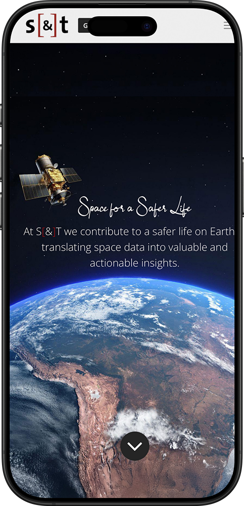 S&T Corporation mobile homepage