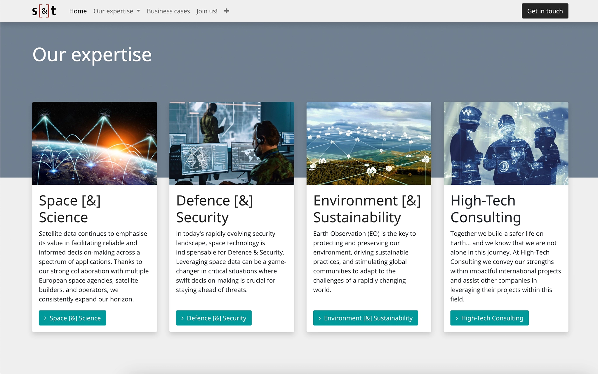 S&T website services