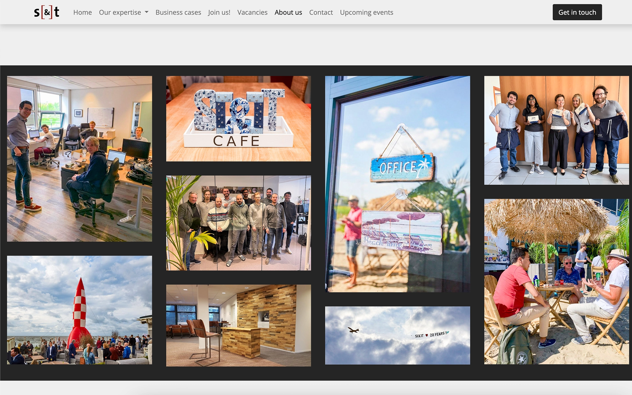 S&T Corporation website detail