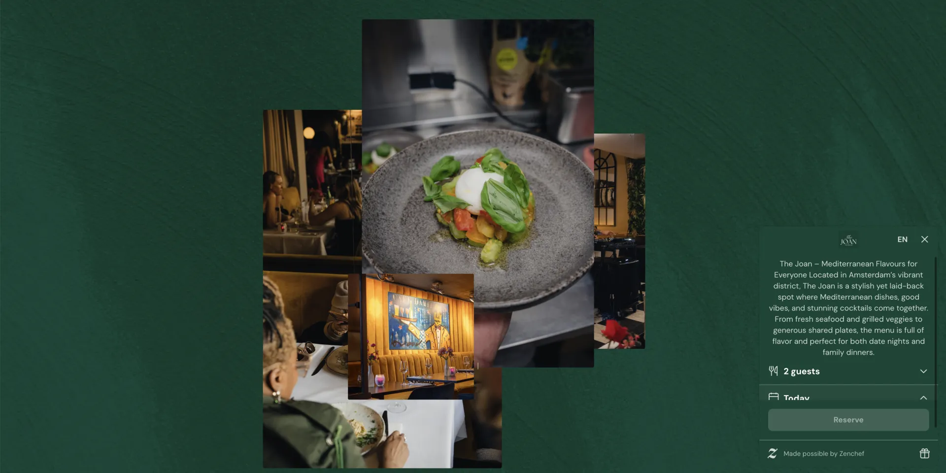 The Joan Amsterdam — website screenshot 1