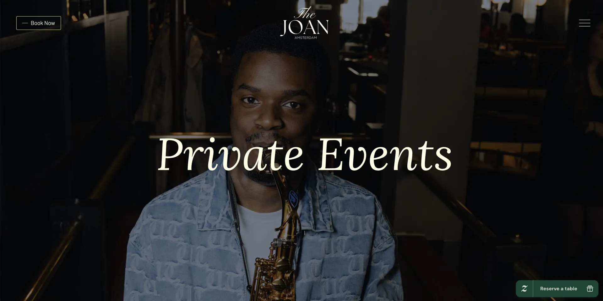 The Joan Amsterdam — website screenshot 9