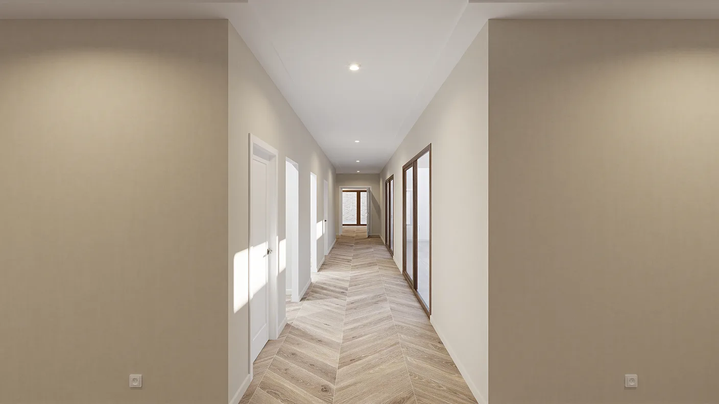 Trust Apartments - Gang met visgraatvloer