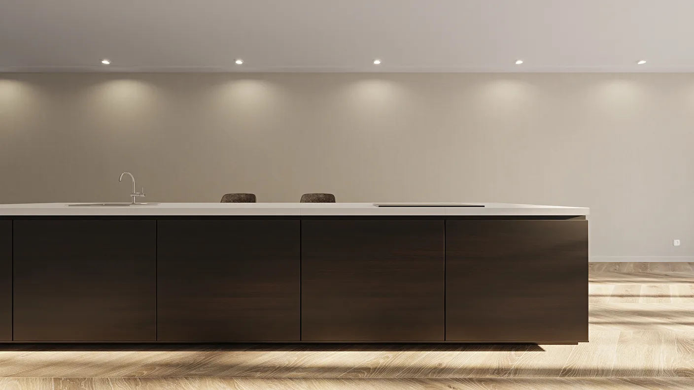 Trust Apartments - Keuken met kookeiland