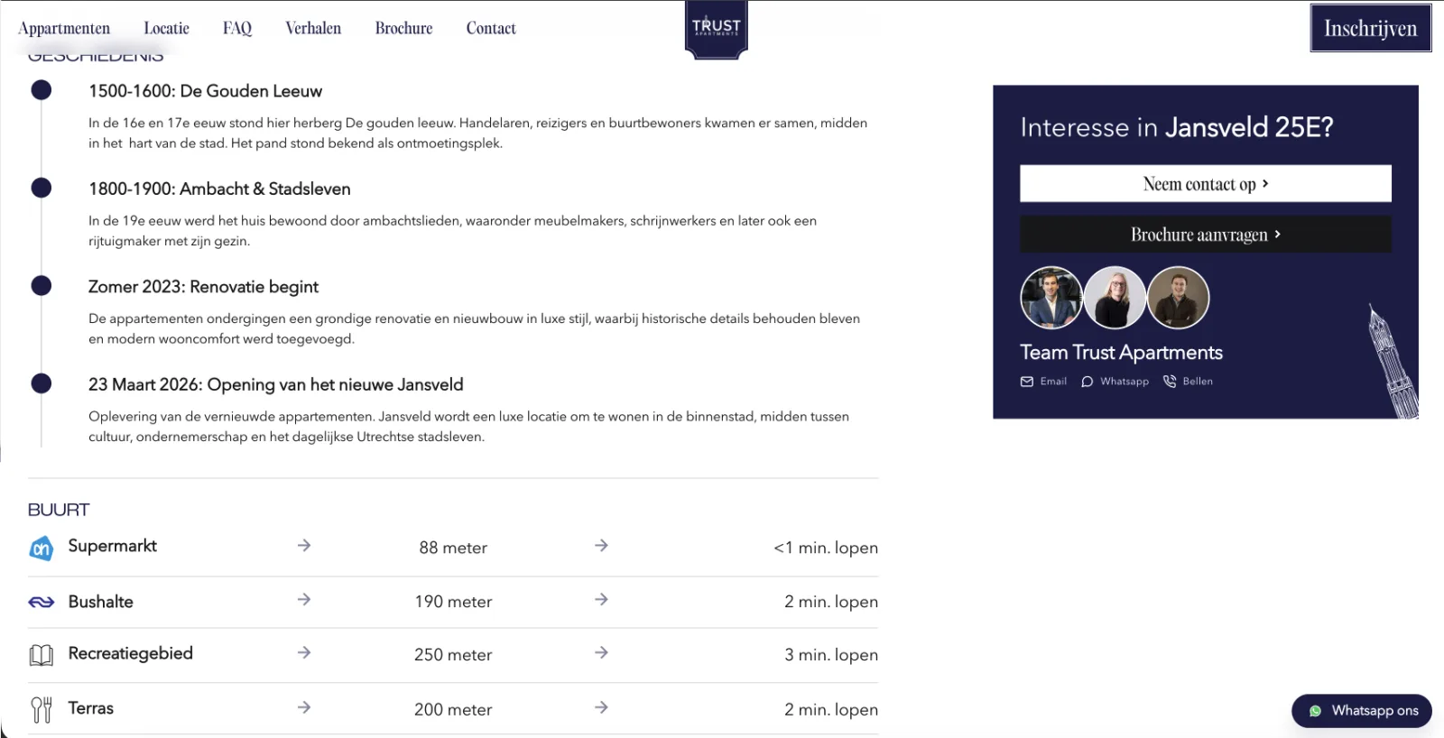 Trust Apartments website — screen 13