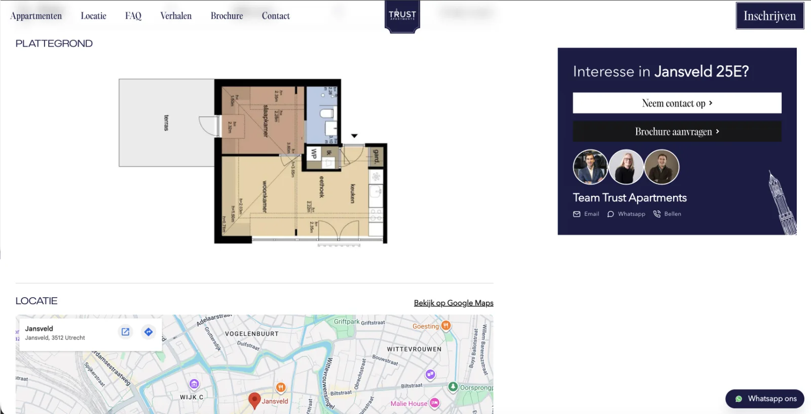 Trust Apartments website — screen 14