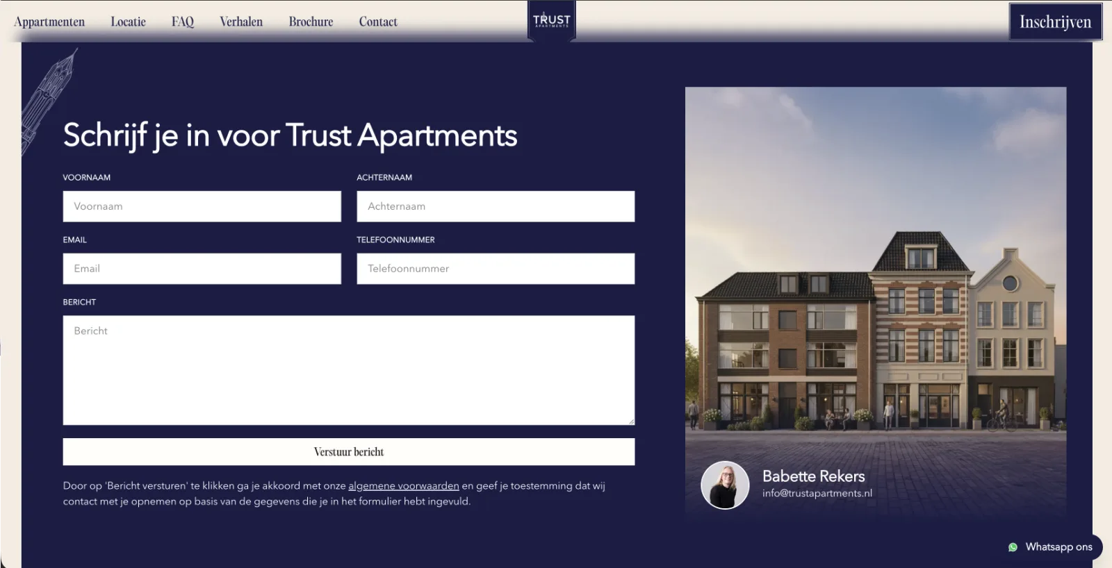 Trust Apartments website — screen 23