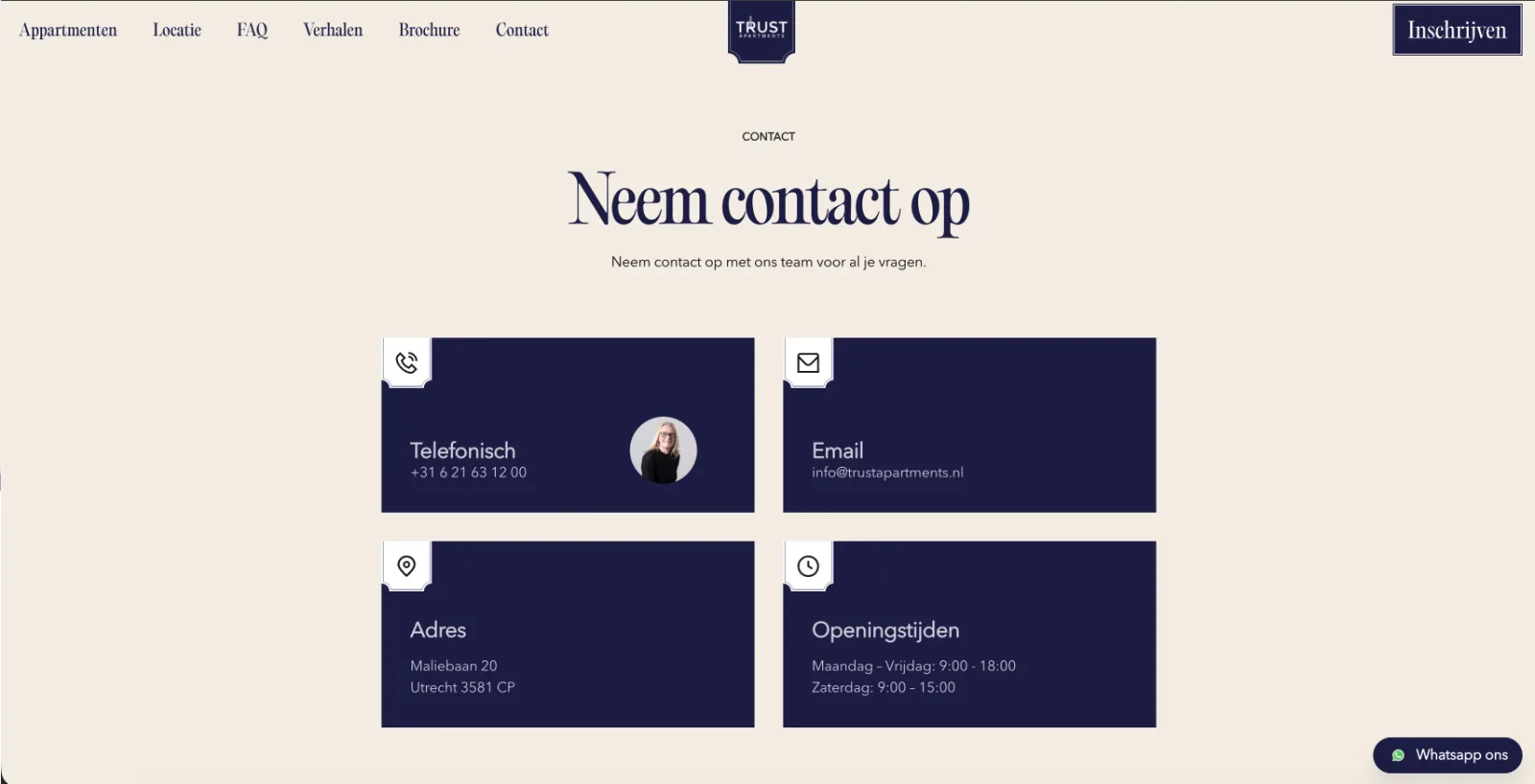 Trust Apartments website — screen 24