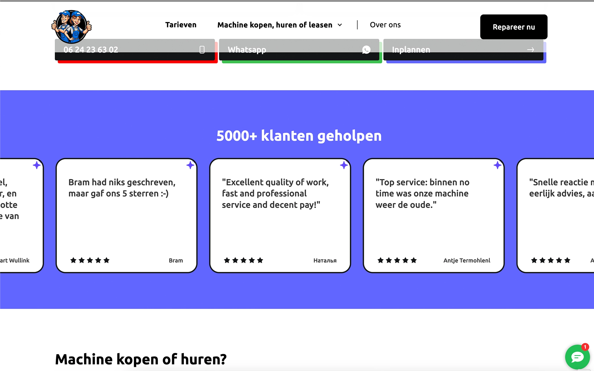 Witgoed Inspectie webshop