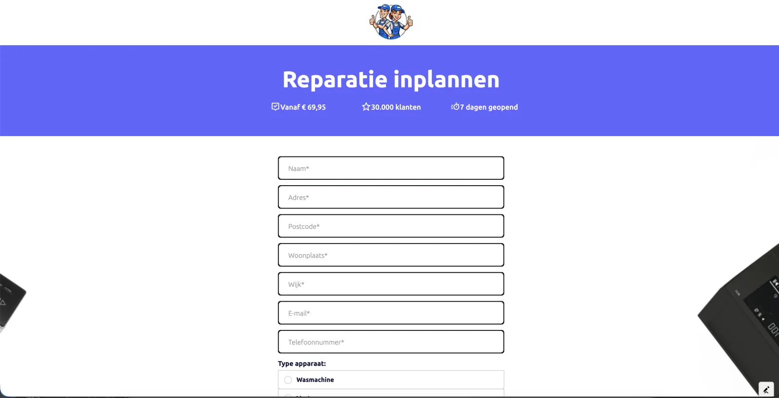 Witgoed Inspectie detail