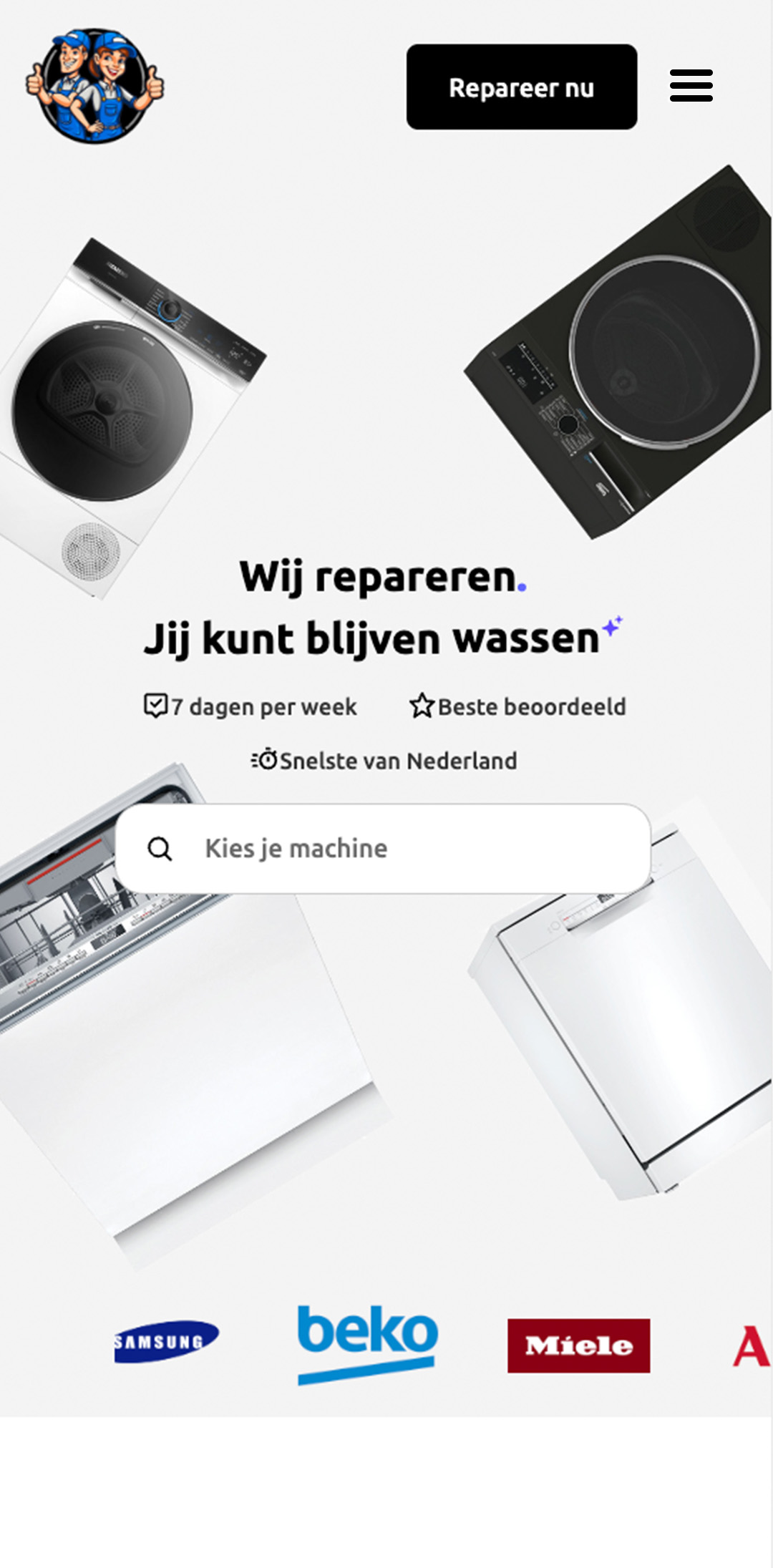 Witgoed Inspectie mobile
