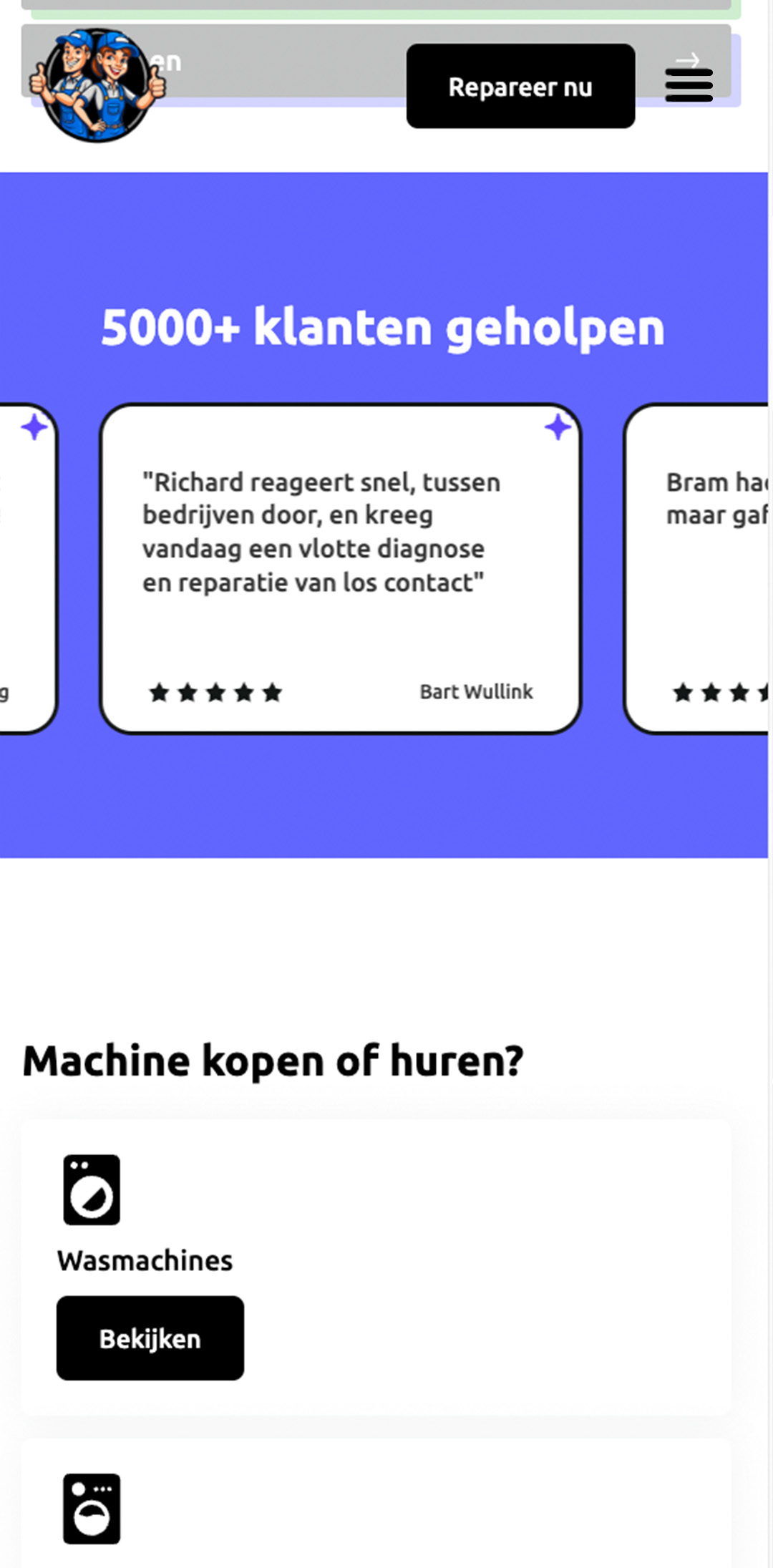 Witgoed Inspectie mobile 3