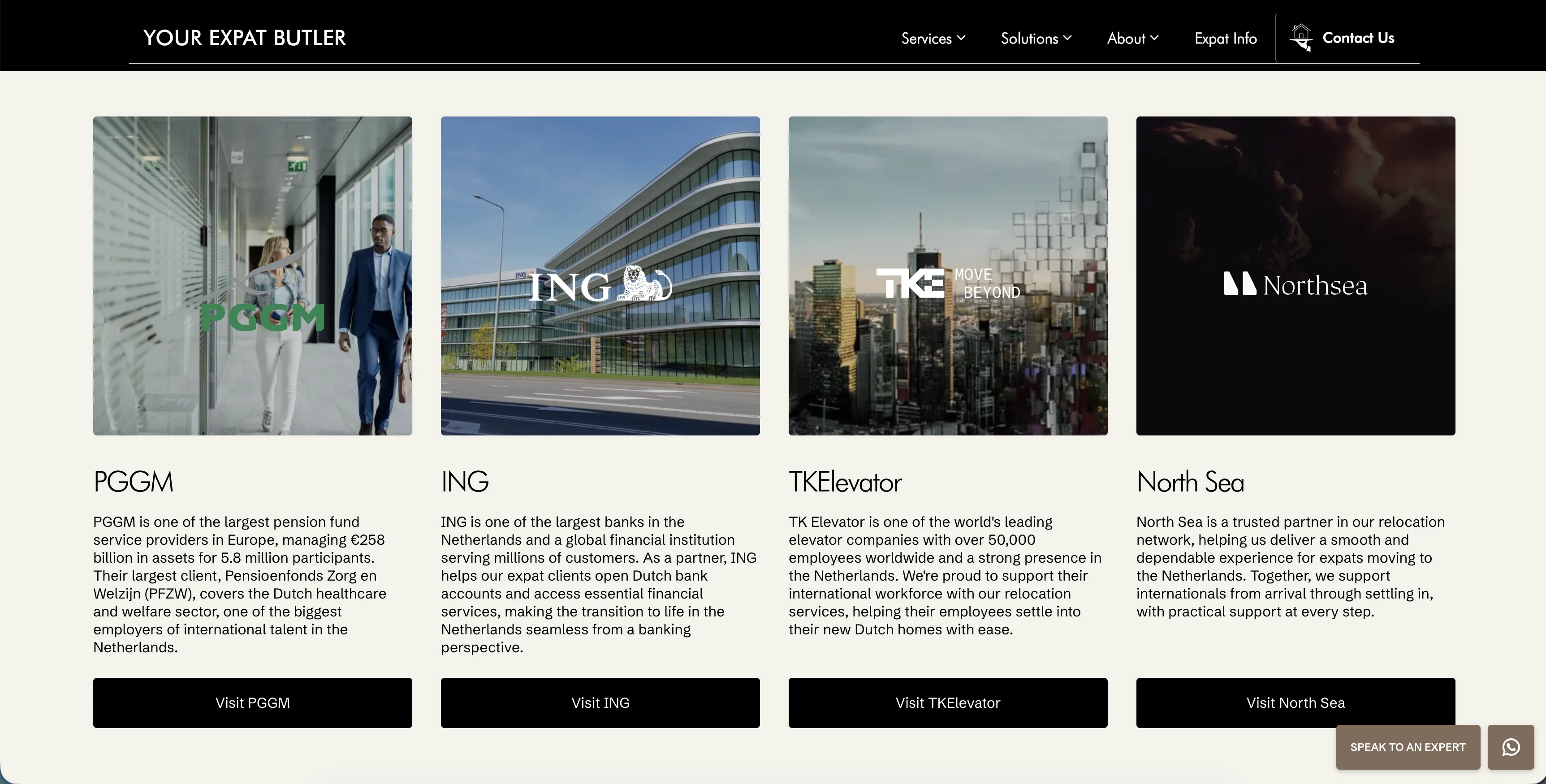 Your Expat Butler talk to our experts met telefoonnummers voor Amsterdam, Utrecht, Den Haag en Rotterdam